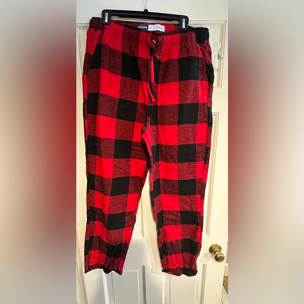 NWT Red and Black Plaid Pajama Pants